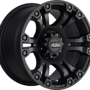MAG 17" ALINE GRANITE 5X120 9J ET20 CB73.1 MATT BLACK SOLD AS A SET OF 4.