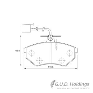 BRAKE PAD BOSCH