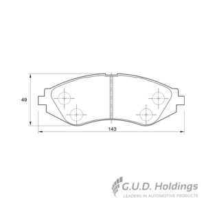BRAKE PAD SAFELINE=3571