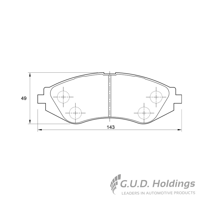 BRAKE PAD SAFELINE=3571