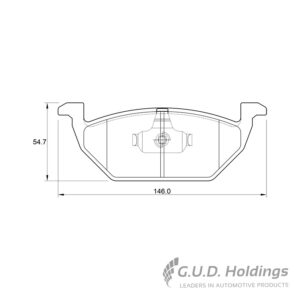 BRAKE PAD SAFELINE VW