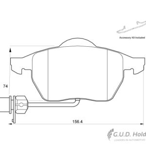 BRAKE PAD BOSCH