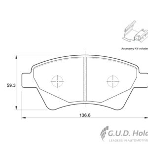 BRAKE PAD SAFELINE