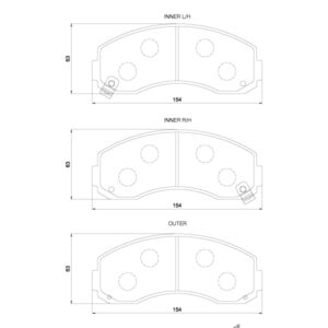 BRAKE PAD SAFELINE