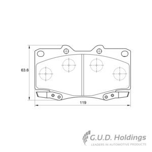 BRAKE PAD BOSCH BREMBO
