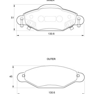 BRAKE PAD SAFELINE