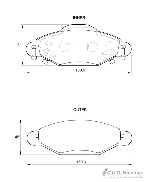 BRAKE PAD SAFELINE