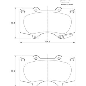 BRAKE PAD SAFELINE