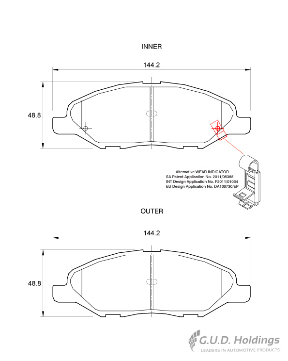BRAKE PAD BOSCH RONDEX