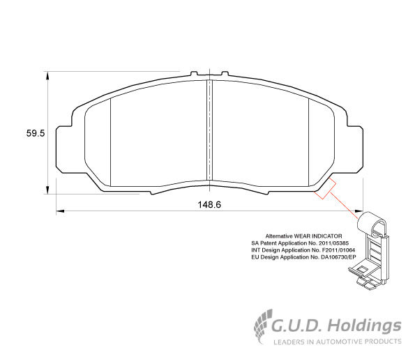 BRAKE PAD SAFELINE