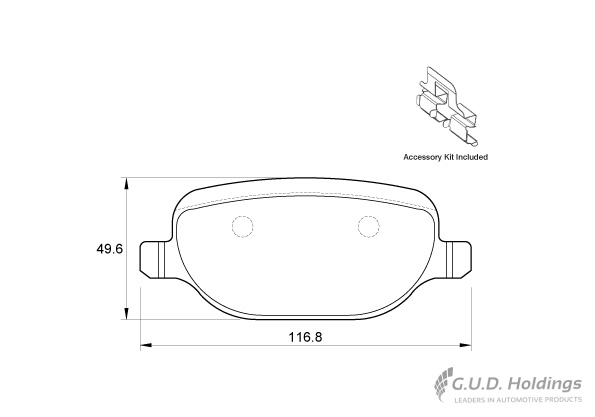 BRAKE PAD BOSCH COUNTRYMAN