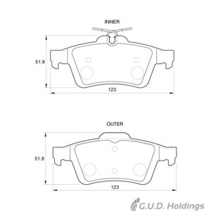 BRAKE PAD SAFELINE