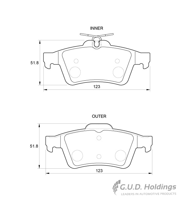 BRAKE PAD SAFELINE