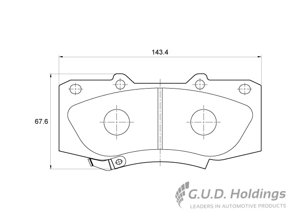 BRAKE PAD SAFELINE