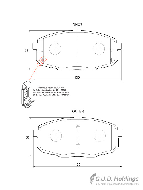 BRAKE PAD BOSCH KIA OPTIMA