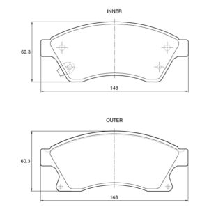 BRAKE PAD SAFELINE