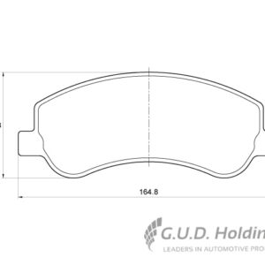 BRAKE PAD SAFELINE VW AMAROK D/CAB 2.0