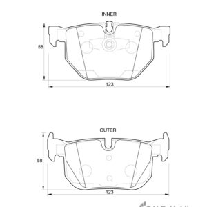 BRAKE PAD BOSCH BMW