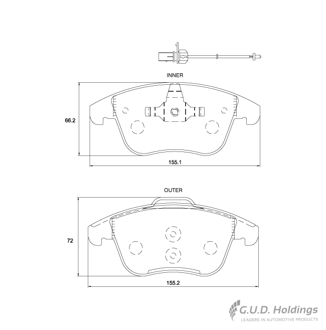 BRAKE PAD SAFELINE