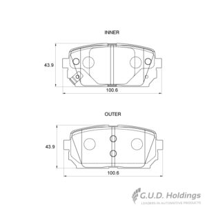 BRAKE PAD SAFELINE KIA
