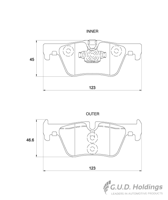 BRAKE PAD BOSCH BMW=FDB4670