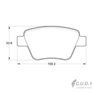 BRAKE PAD SAFELINE VW/AUDI REAR
