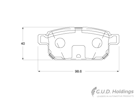 BRAKE PAD SAFELINE SUZUKI SWIFT KRATEX