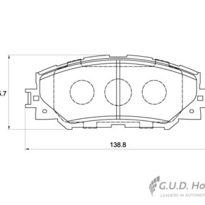 BRAKE PAD SAFELINE AURIS