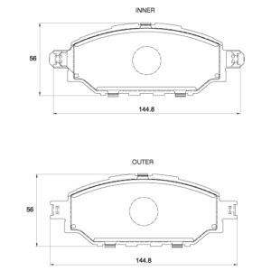 BRAKE PAD SAFELINE 2016+=D4246