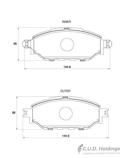 BRAKE PAD SAFELINE 2016+=D4246