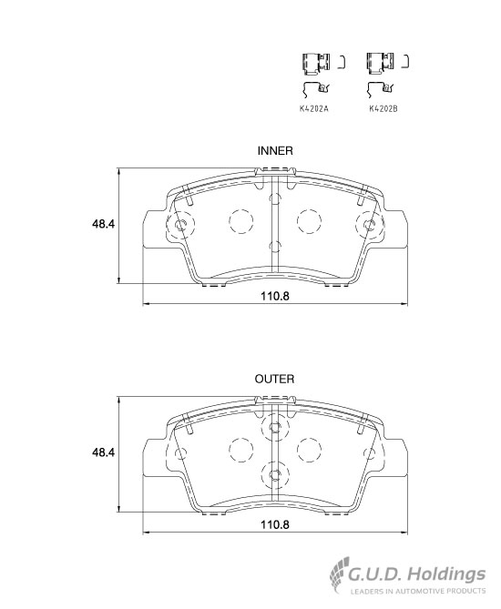 BRAKE PAD SAFELINE