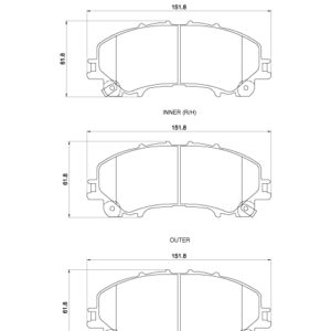 BRAKE PAD BOSCH