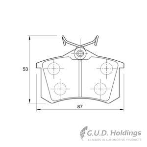 BRAKE PAD SAFELINE=D3200