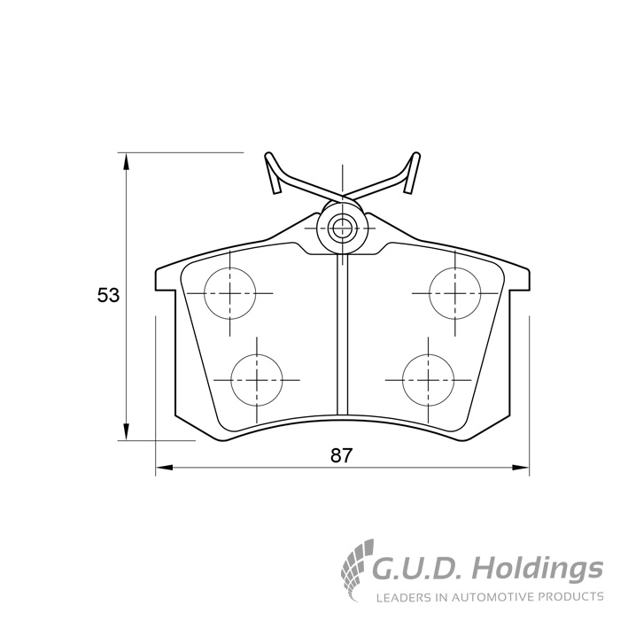 BRAKE PAD SAFELINE=D3200