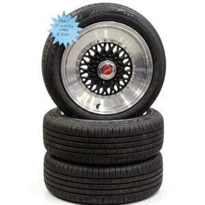 TYRE AND 4X100/114 RIM COMBO BBS+195/50/15