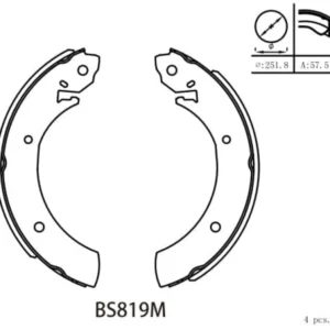ADJUSTER RH TOY/FORD/MAZ/MIT 819 SHOE