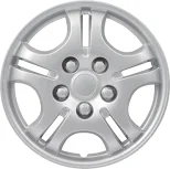 13" SILVER WHEEL COVER