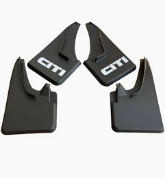 MUD FLAP GOLF1 CITI WHITE PAINT LETTERS
