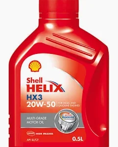 SHELL HELIX HX3 RED 20W50 500MLL