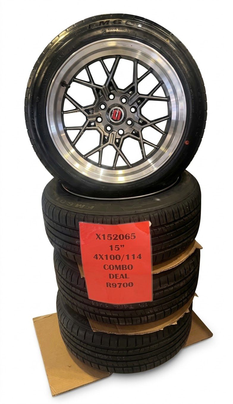 MAG+TYRES COMBO DEAL 4X100/114