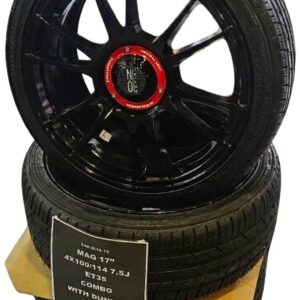 MAG 17" 4X100/114 7.5J ET35 COMBO WITH DUNLOP TYRES