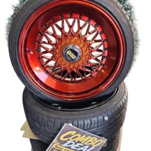 COMBO DEAL MAG 17" 4X100/114 WITH DUNLOP TYRES